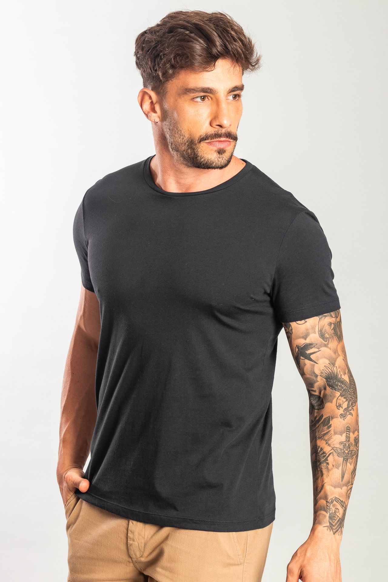 Camiseta Algodão Pima Peruana W24 - Marinho