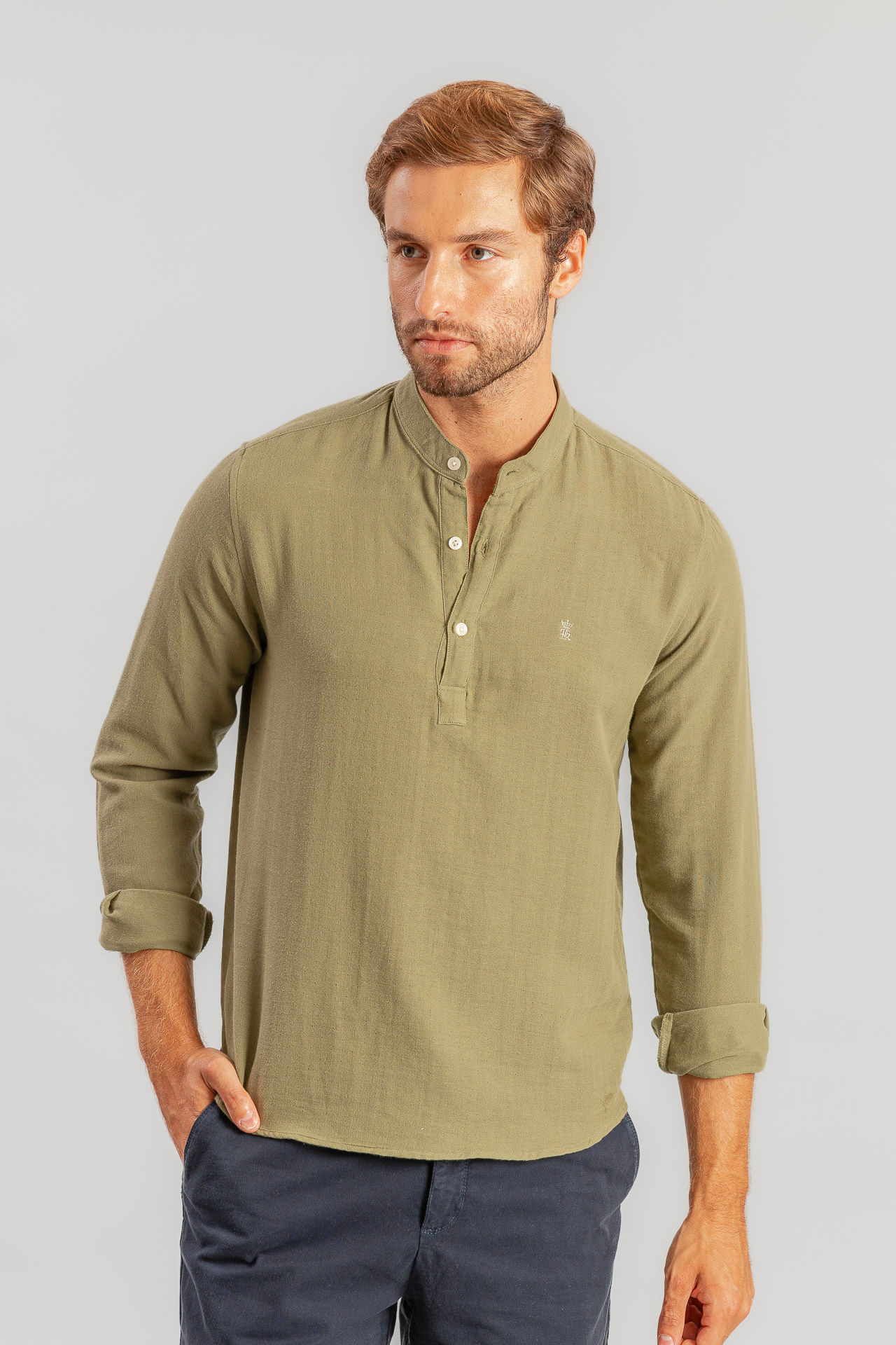 Camisa Manga Longa Santorini S25 -  Verde Musgo
