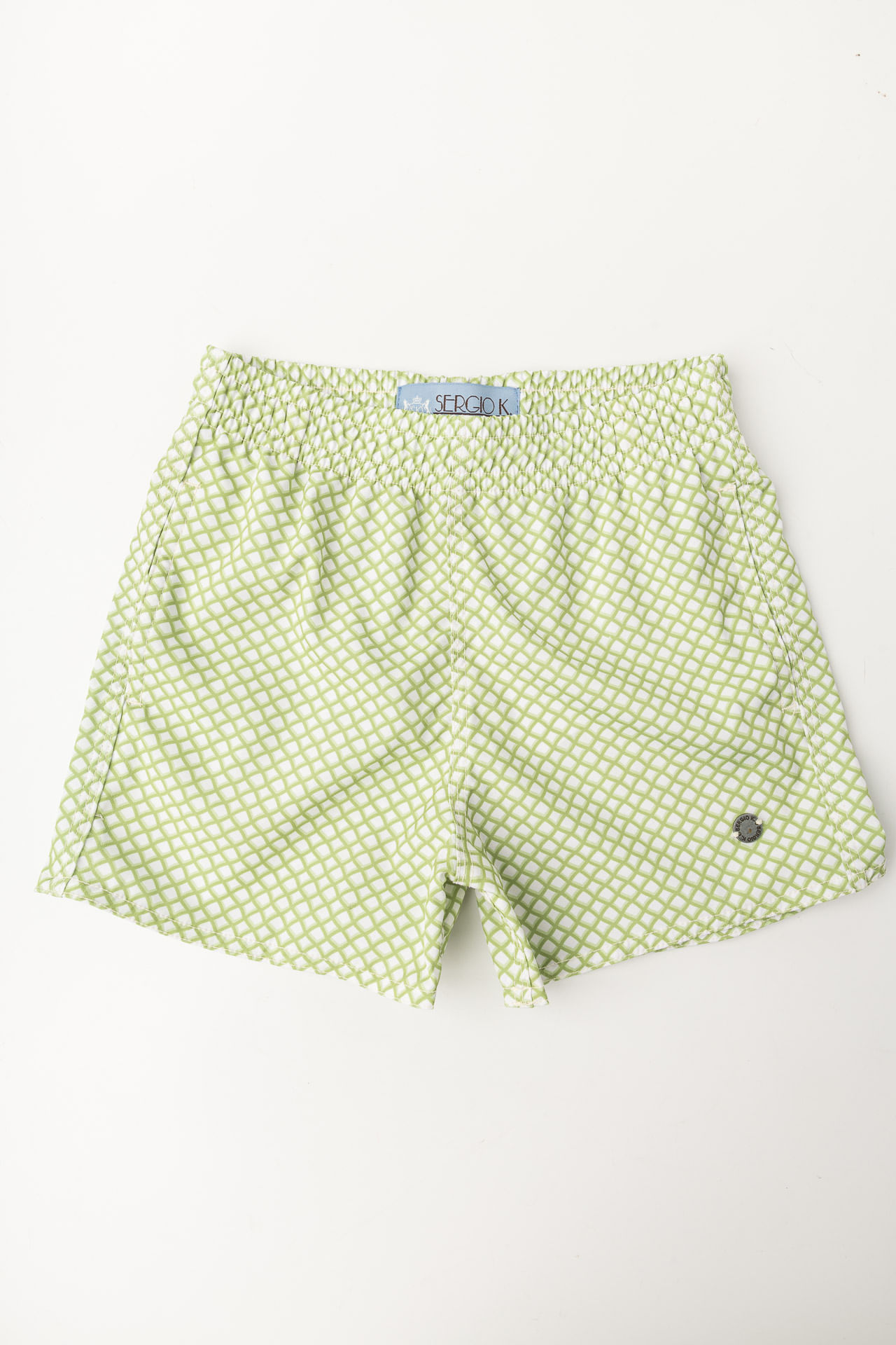Shorts Praia Infantil Gravataria Rede W25 - Verde