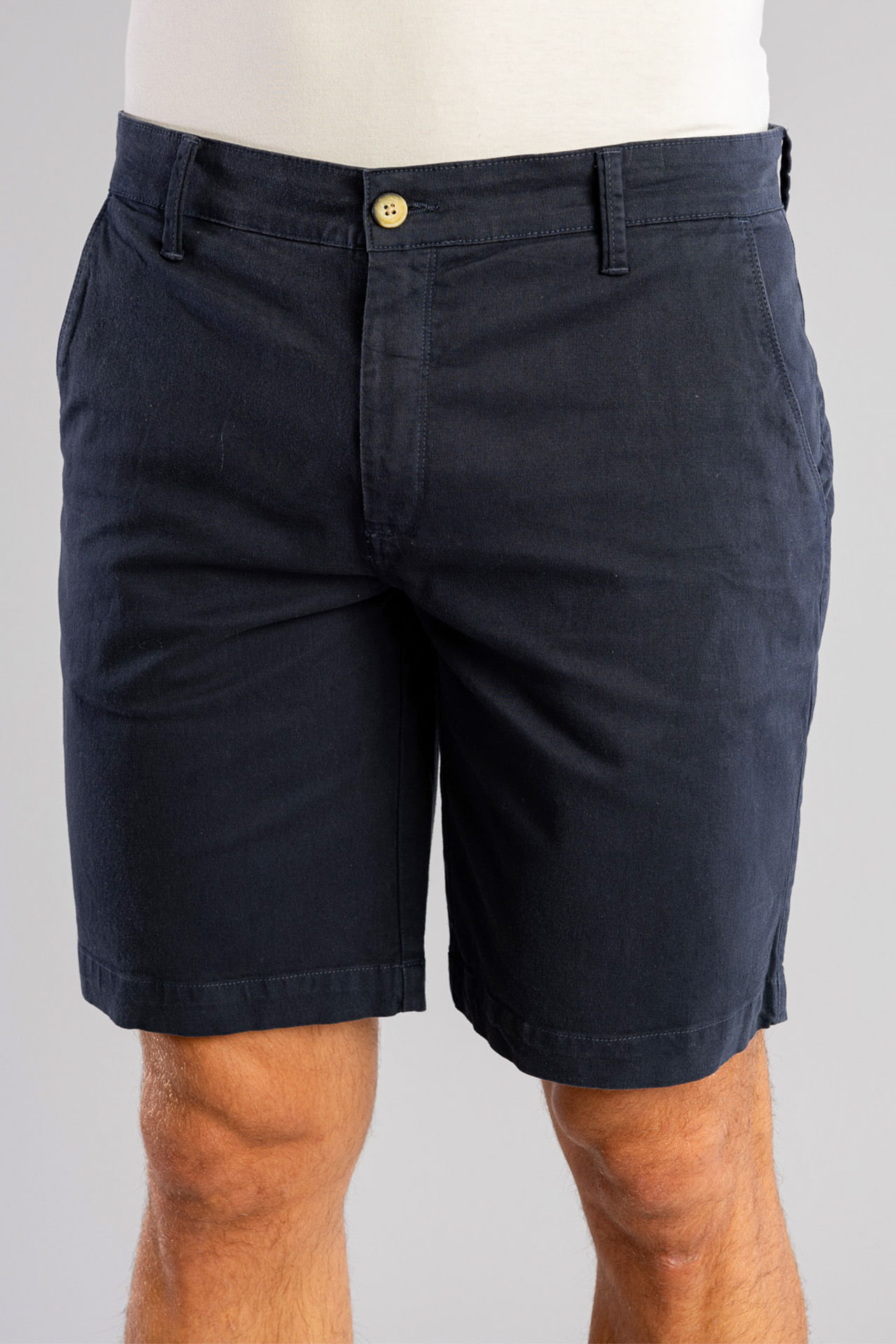 Bermuda Chino Sarja Elastano W25 - Marinho