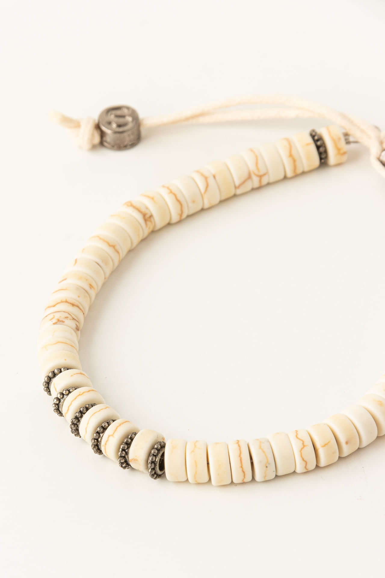 Pulseira Pedra Vulcanica Off White W25 - Off White