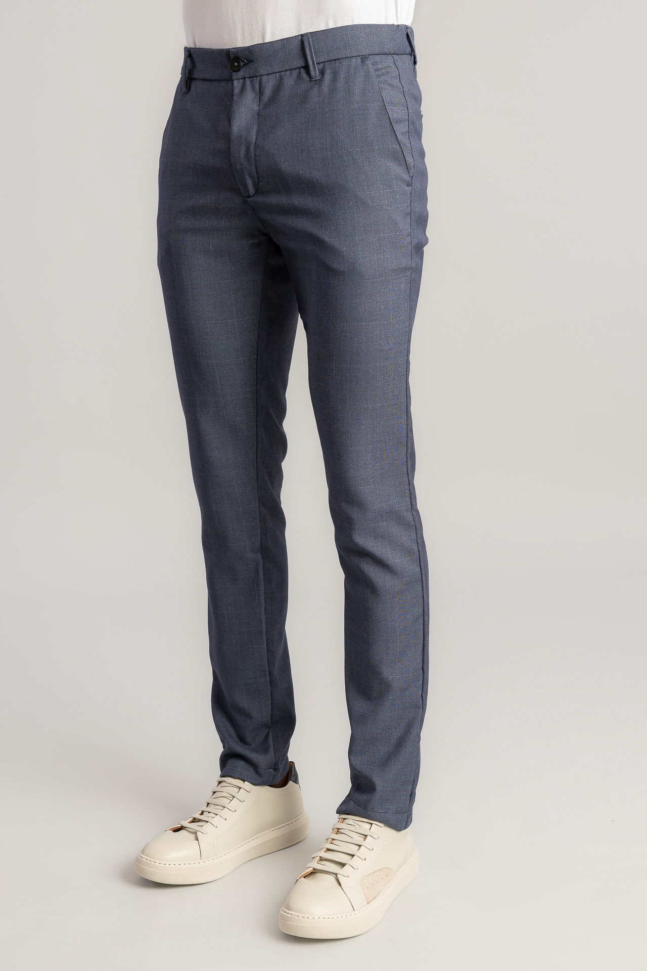Calça Alfaiataria Quadros S26 - Marinho