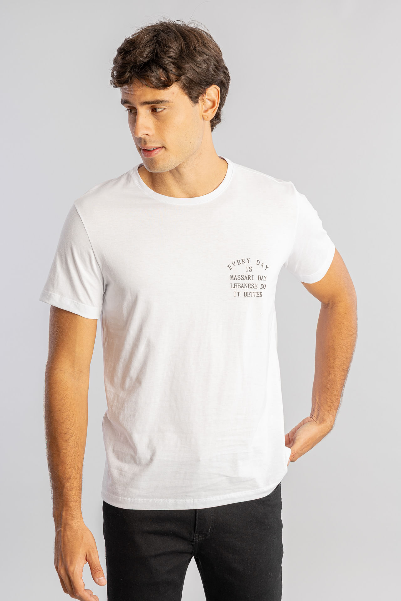 Camiseta Massari Day S26 - Branco
