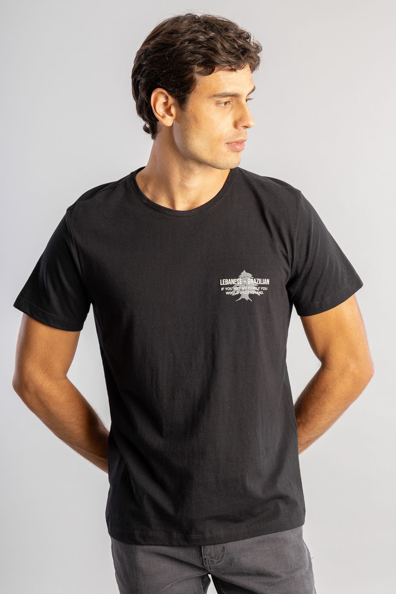 Camiseta Lebanese Cedro S26 - Preto
