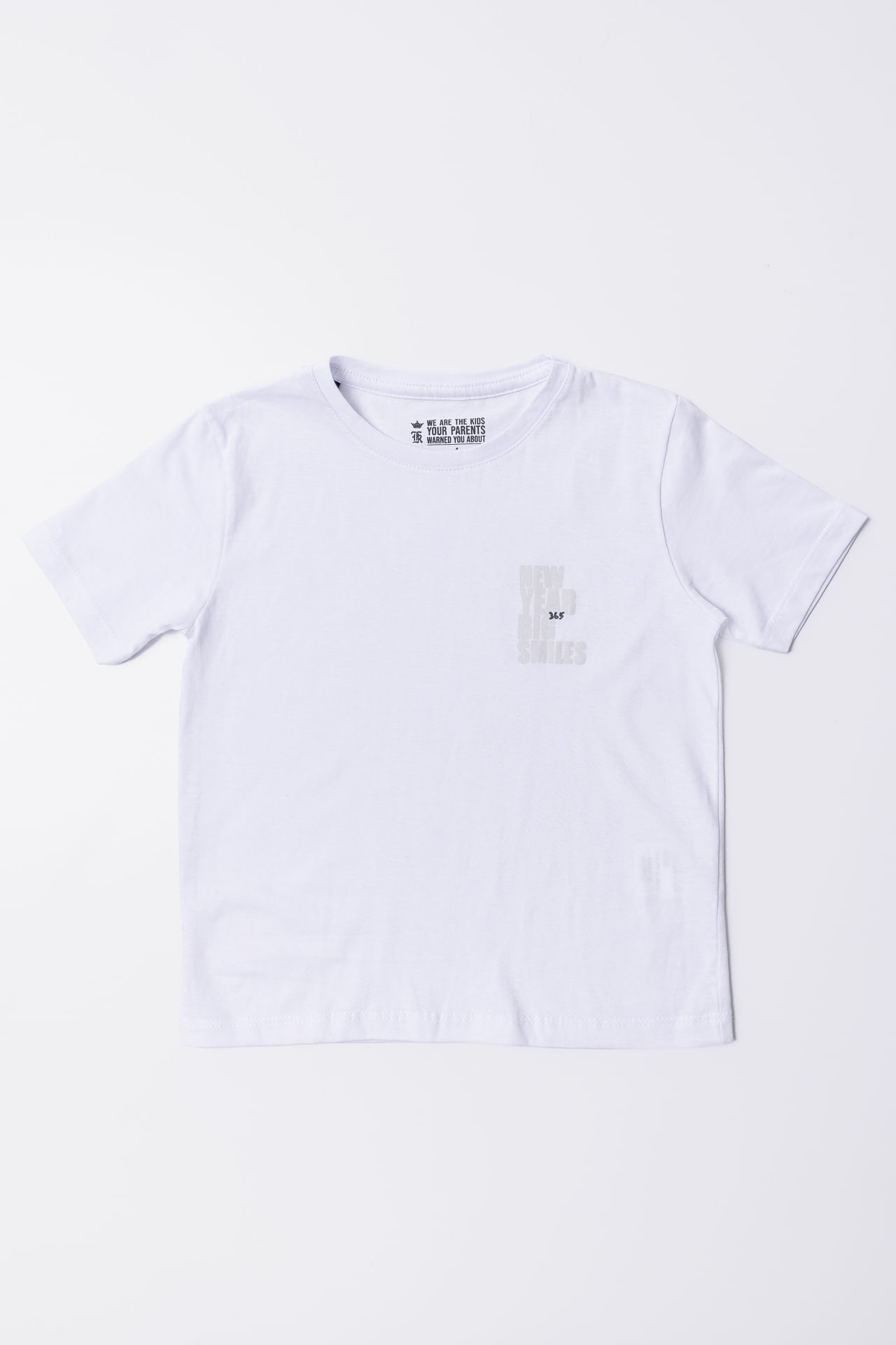 Camiseta Infantil New Year S26 - Branco