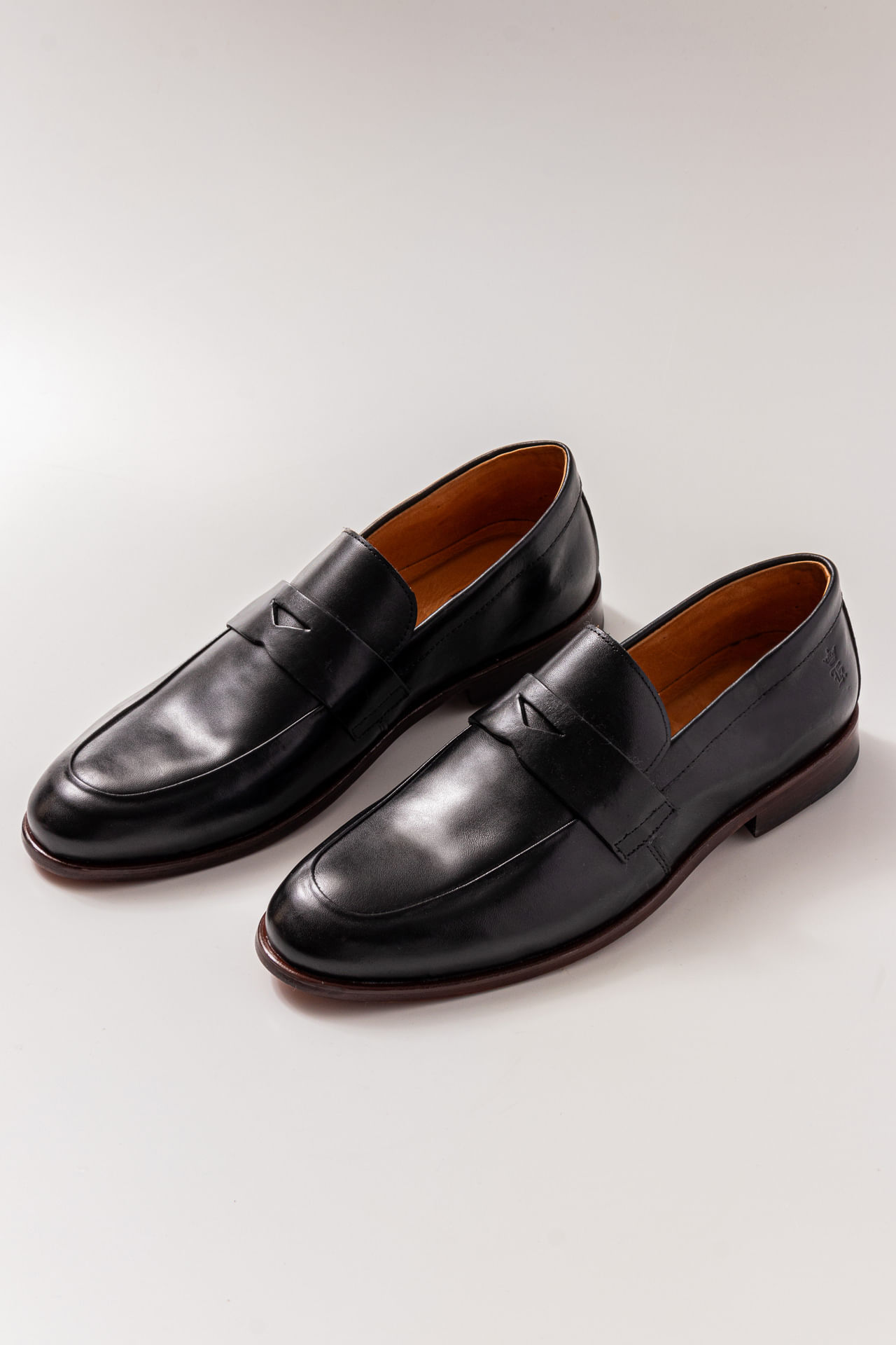Sapato Mocassim Gravata Couro S26 - Preto