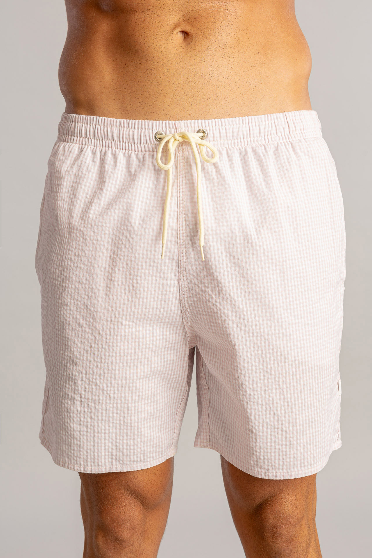 Shorts Praia Anarruga Vichy S26 - Rosa Claro