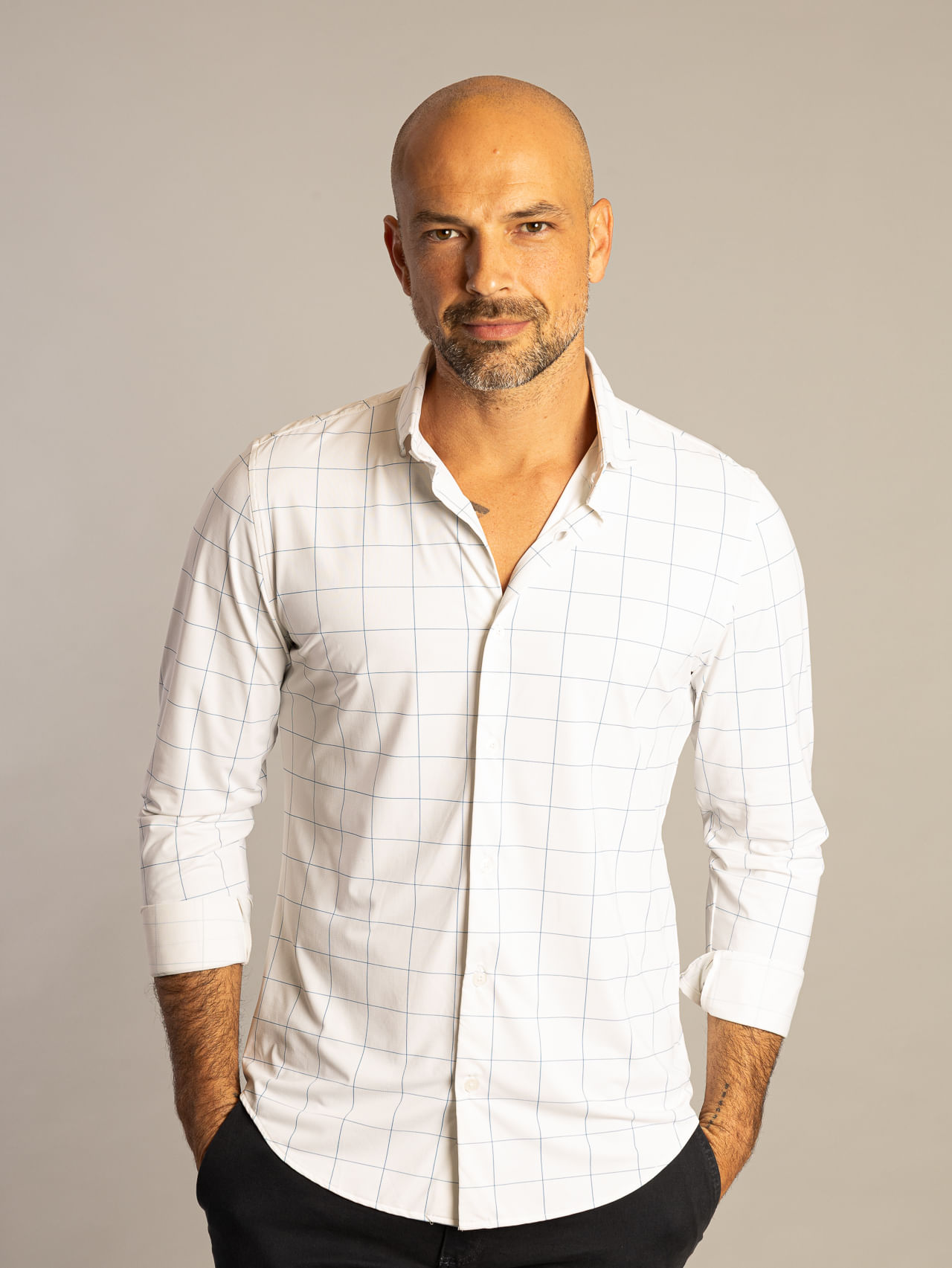 Camisa Power Quadros S26 - Branco