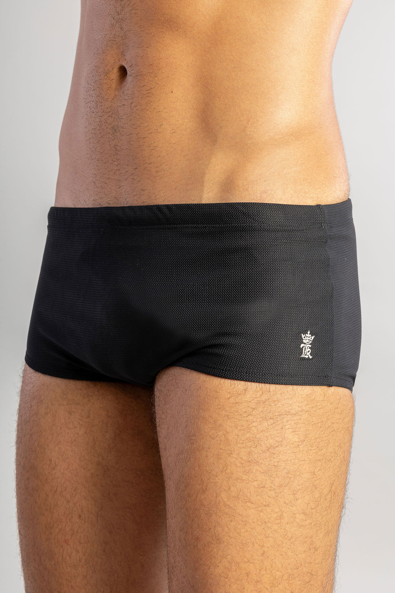Sunga Piquet Gorgurão Lateral S26 - Preto