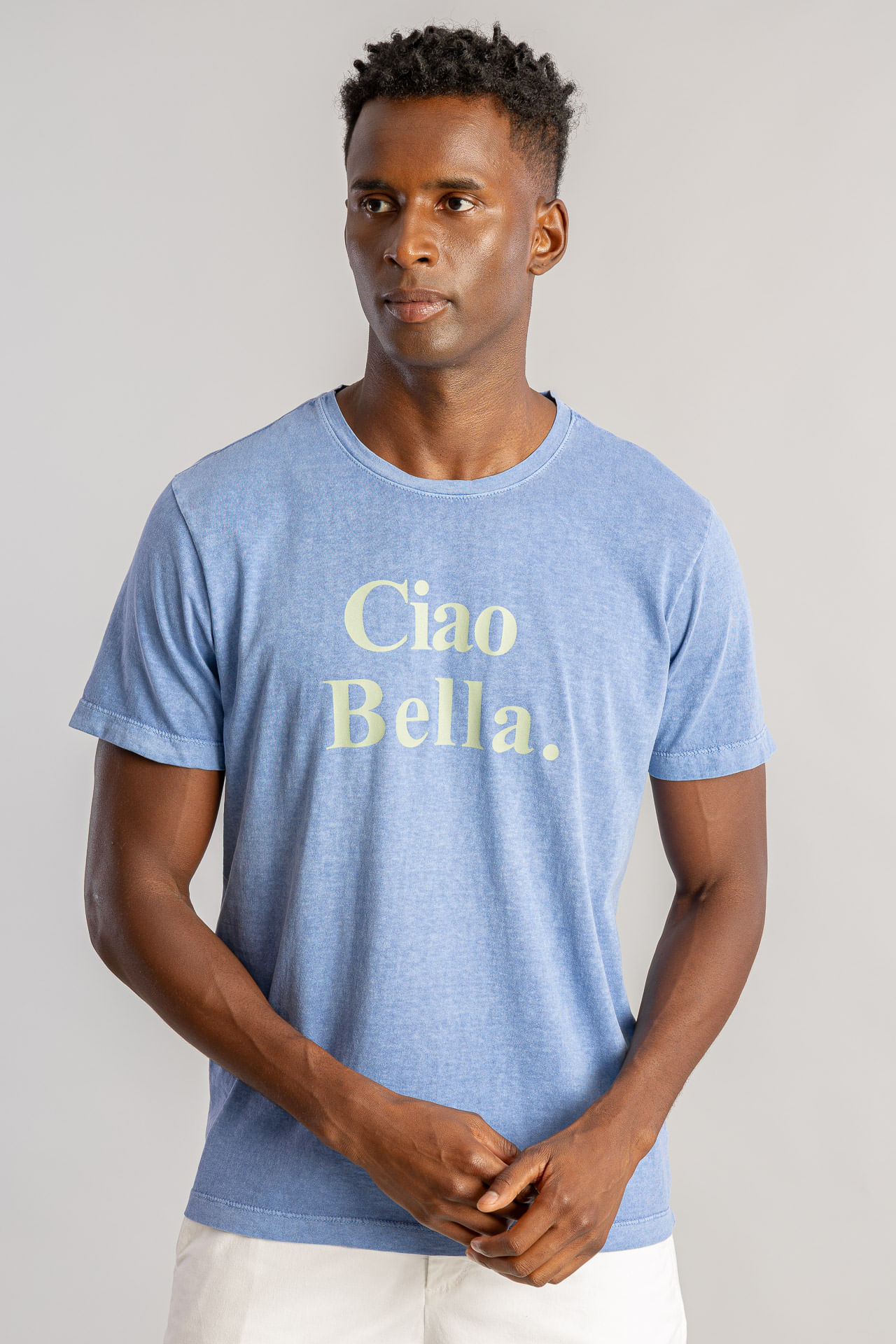 Camiseta Ciao Bella s26 - Azul Royal