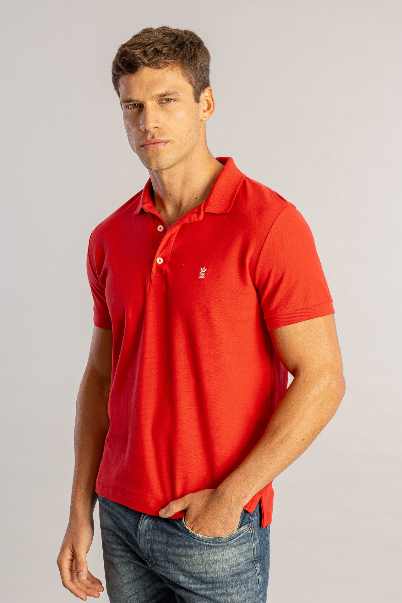 Camisa Polo Piquet S26 - Vermelho