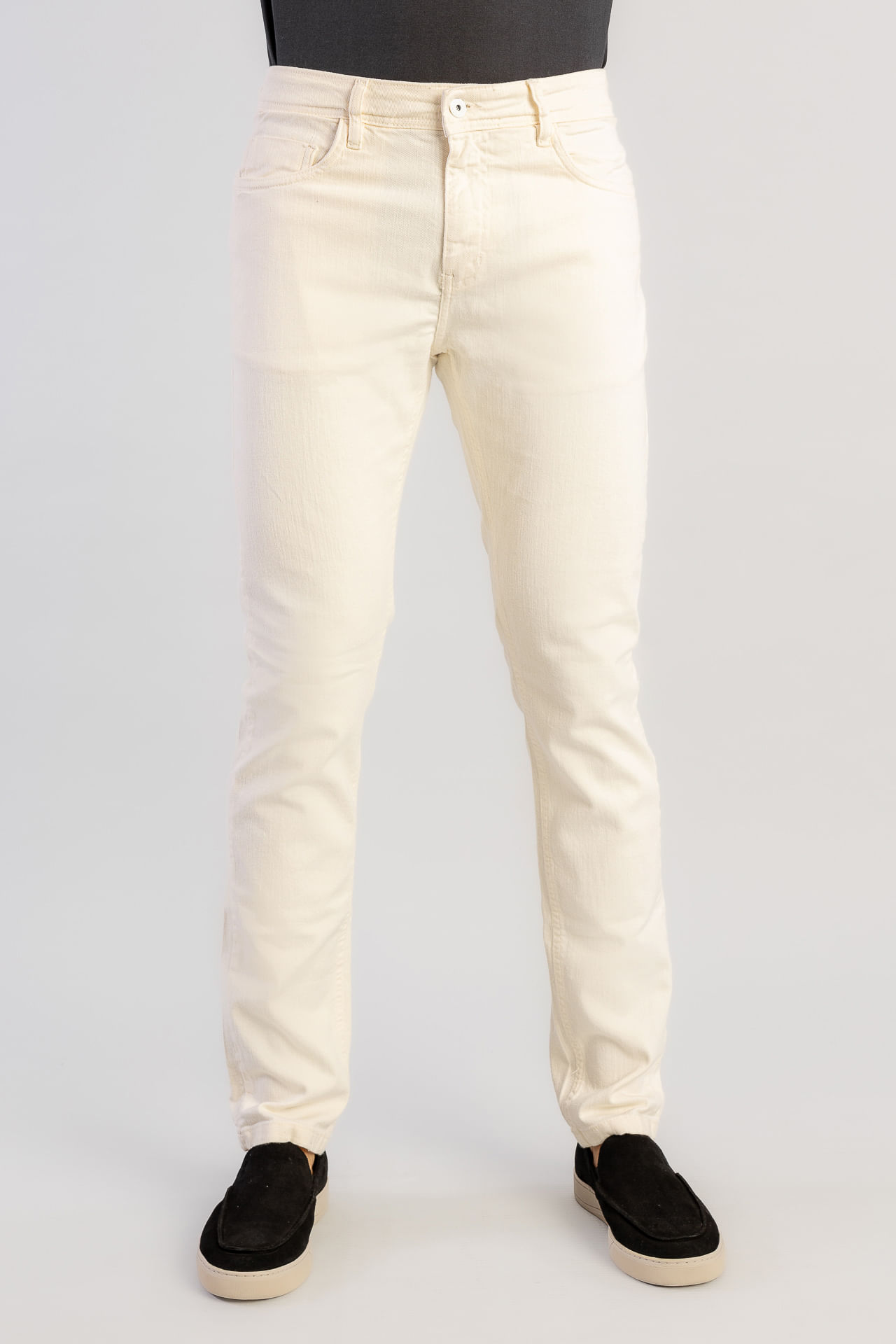 Calça Jeans Slim Colors S26 - Off White