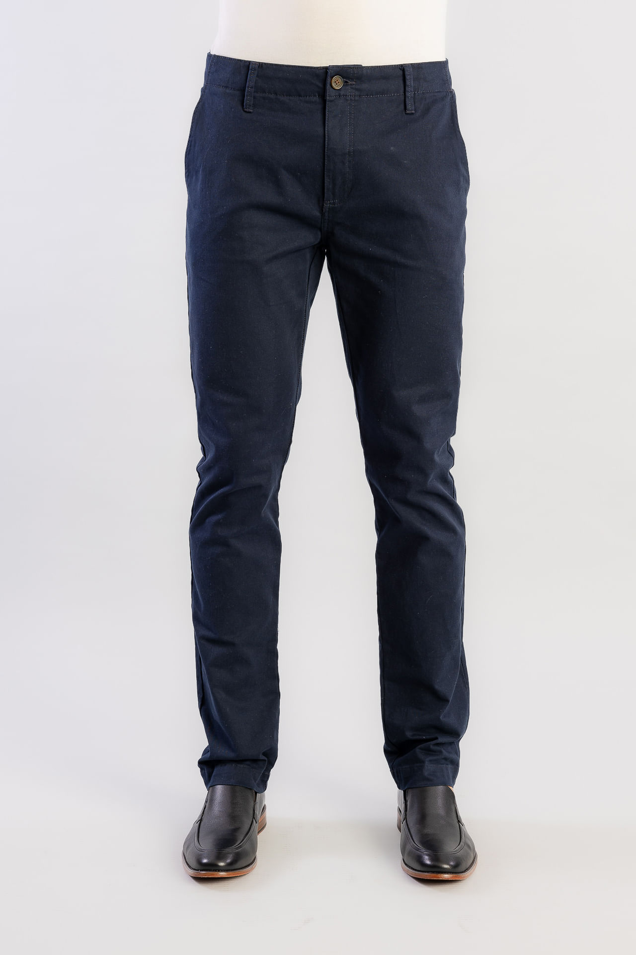 Calça Chino Sarja Elastano S26 - Marinho