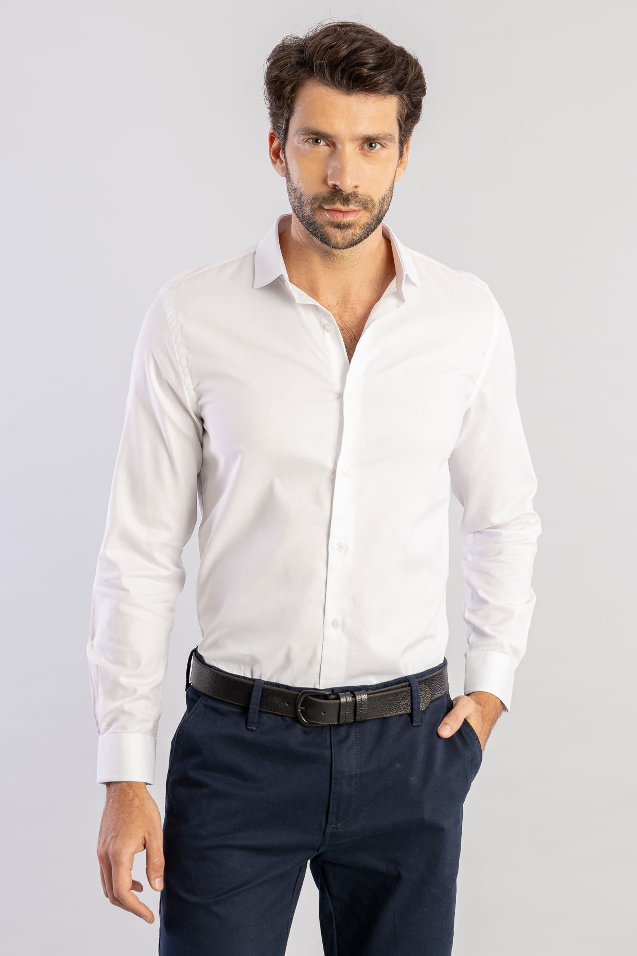 Camisa Maquineta Mini S26 - Branco