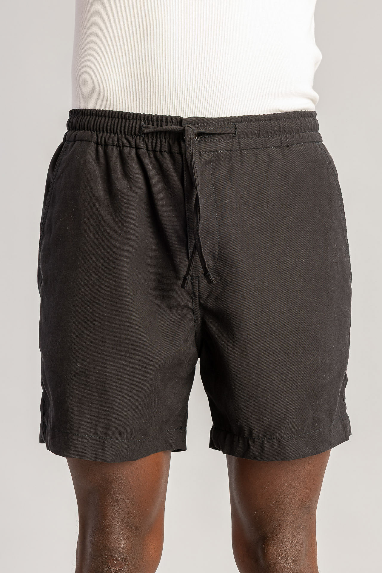 Bermuda Lyocell Stoned S26 - Preto