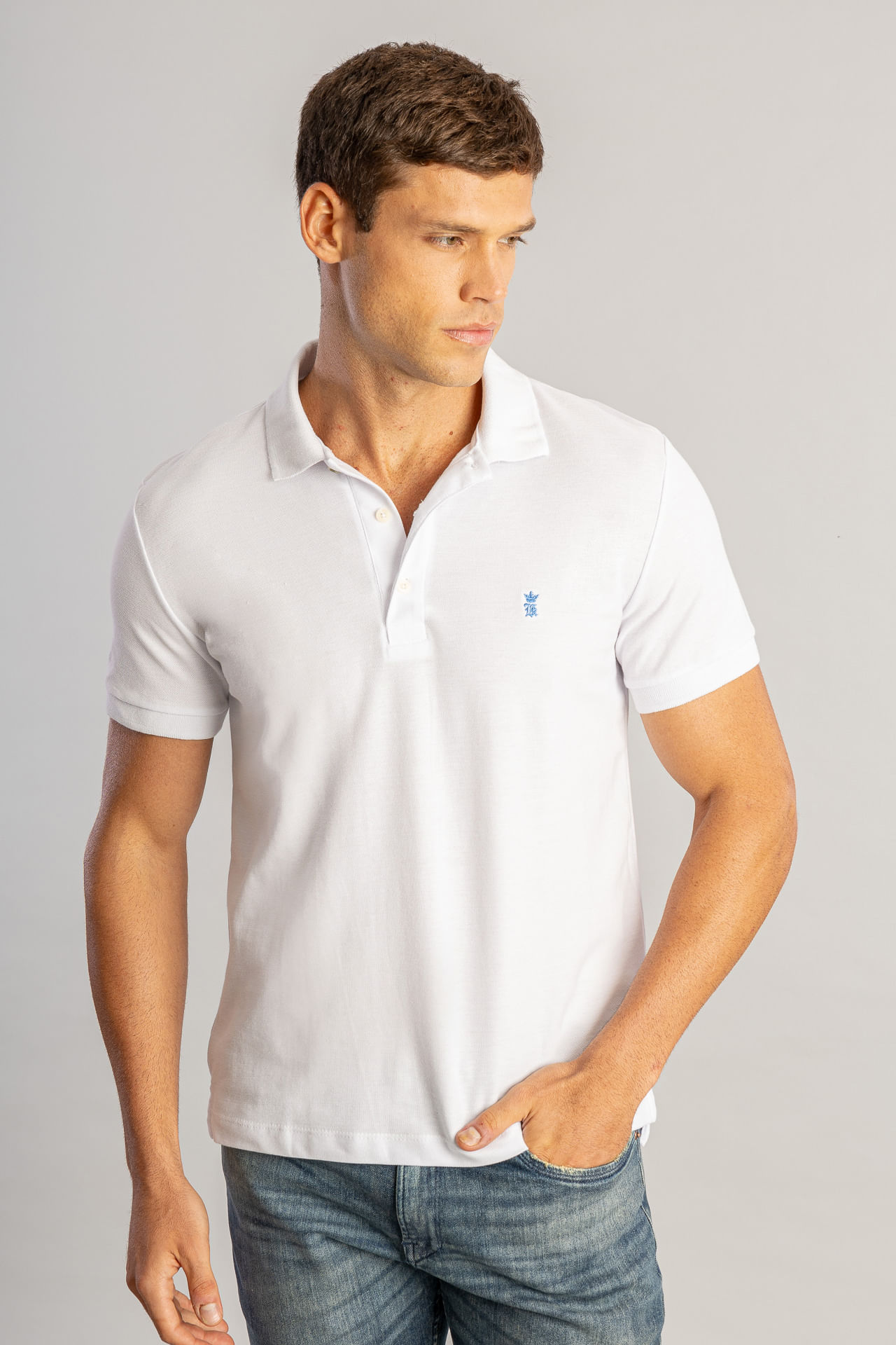 Camisa Polo Piquet S26 - Branco