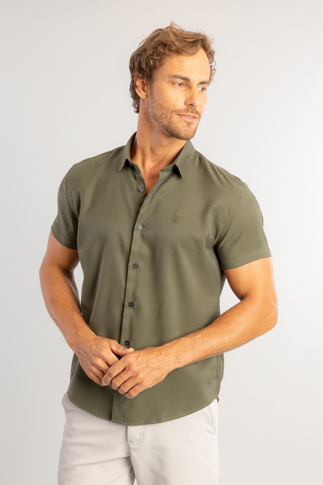 Camisa Flame Piquet S26 - Verde Musgo