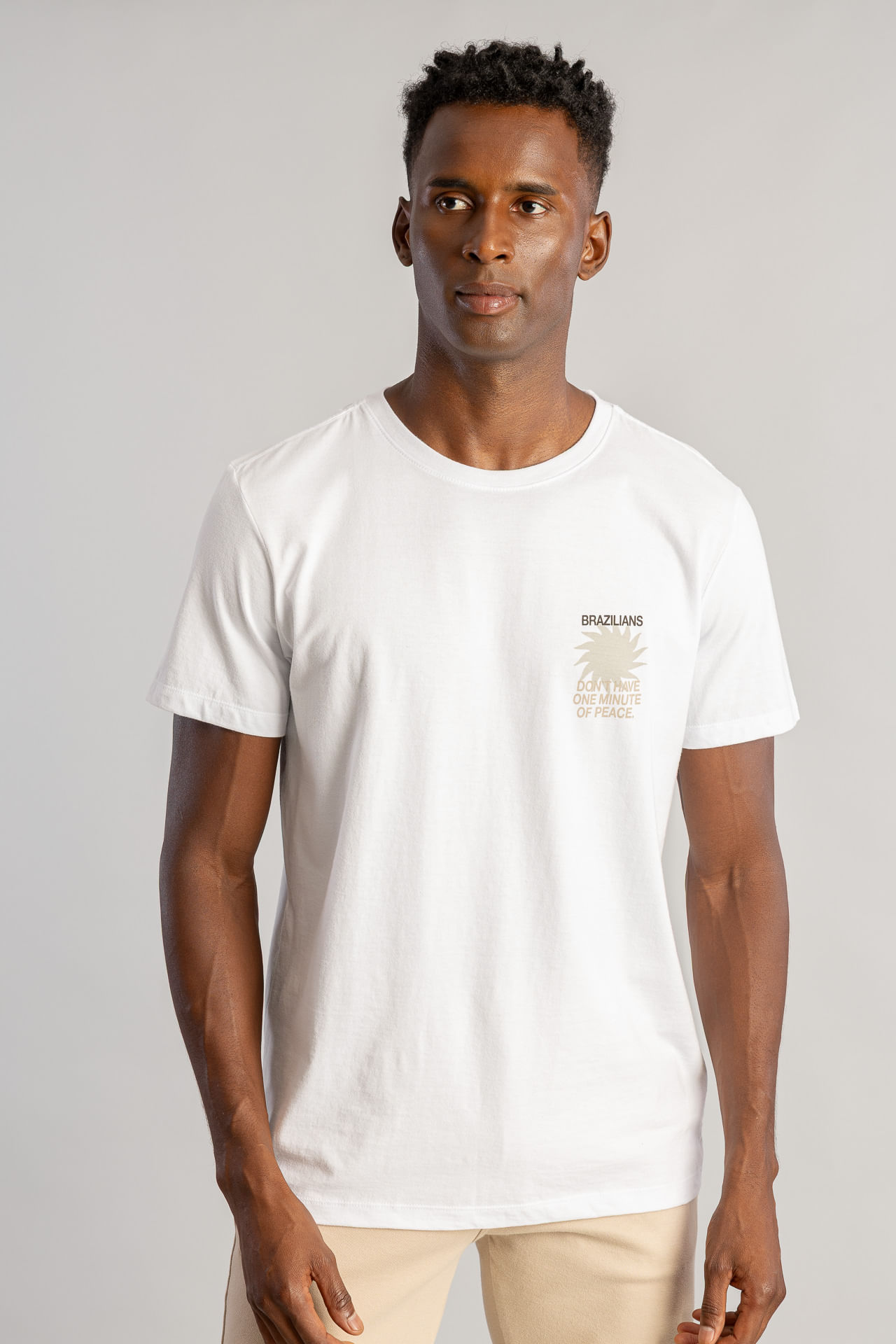 Camiseta Brazilians Of Peace S26 - Branco