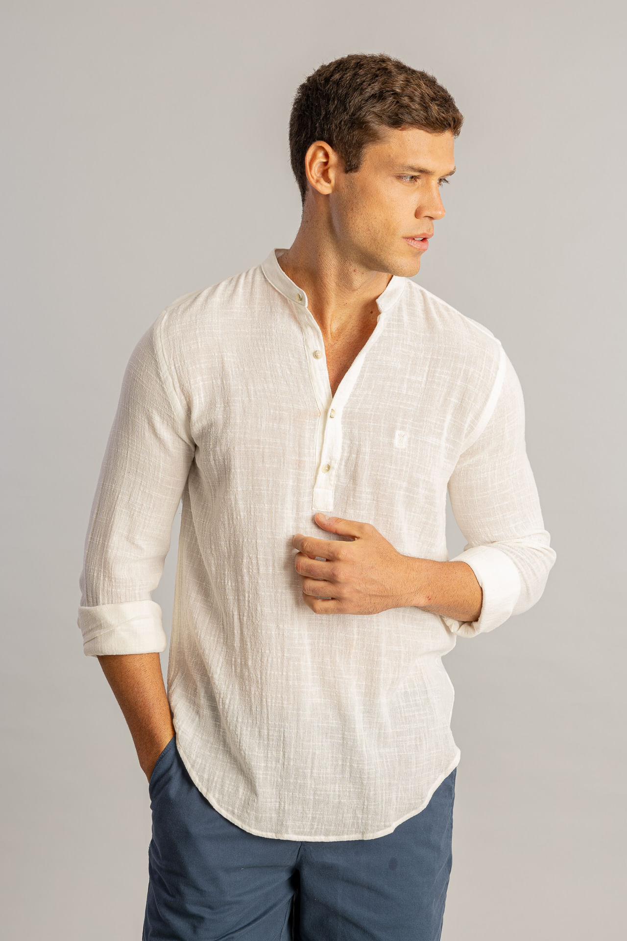 Camisa Santorini S26 - Off White