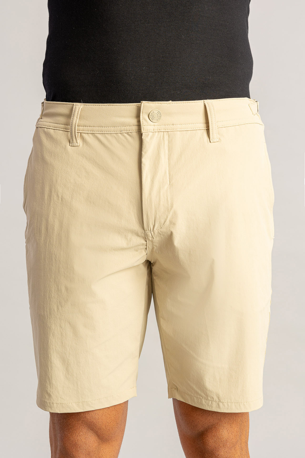 Bermuda Tech Fivela Lateral S26 - Caqui