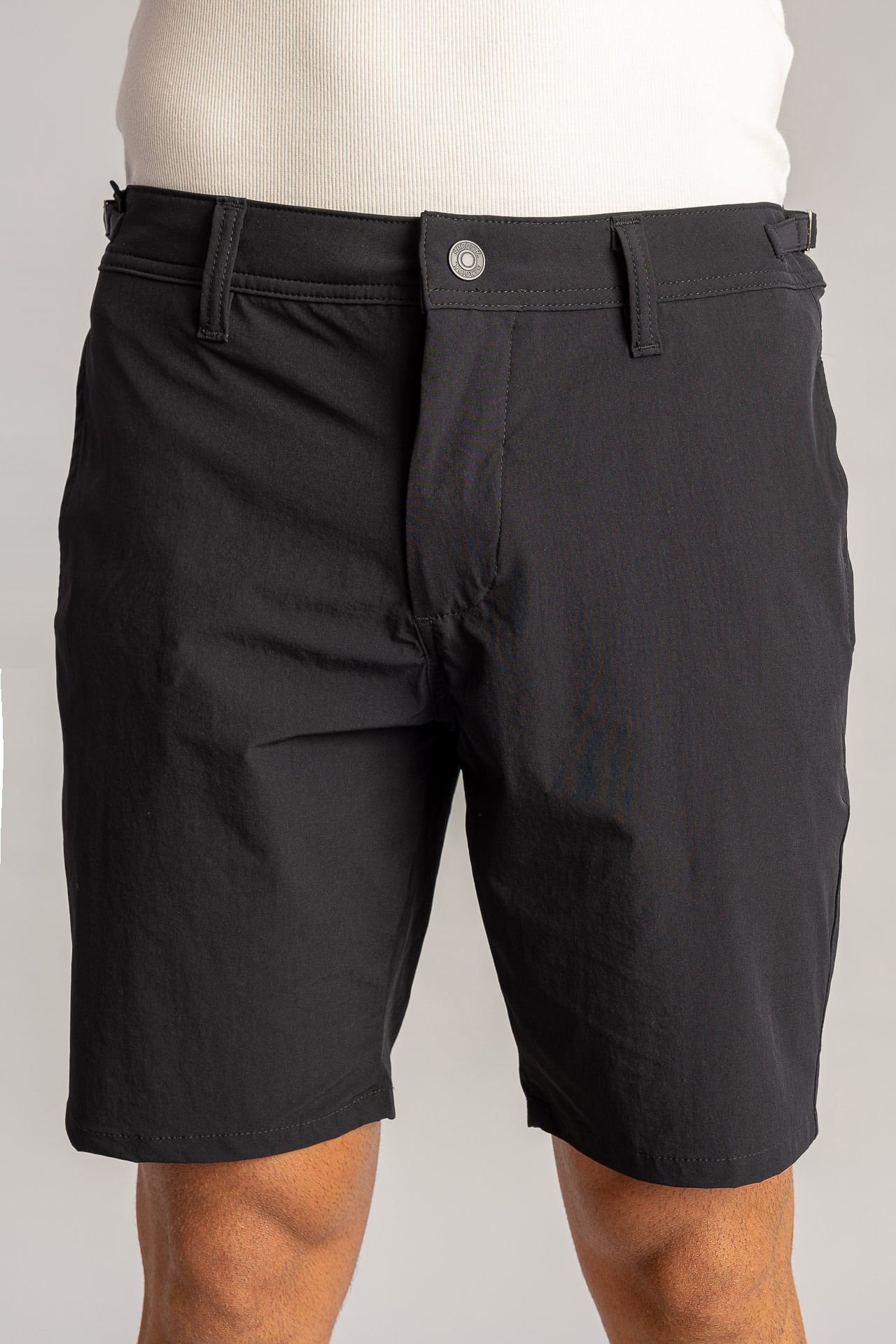Bermuda Tech Fivela Lateral S26 - Preto