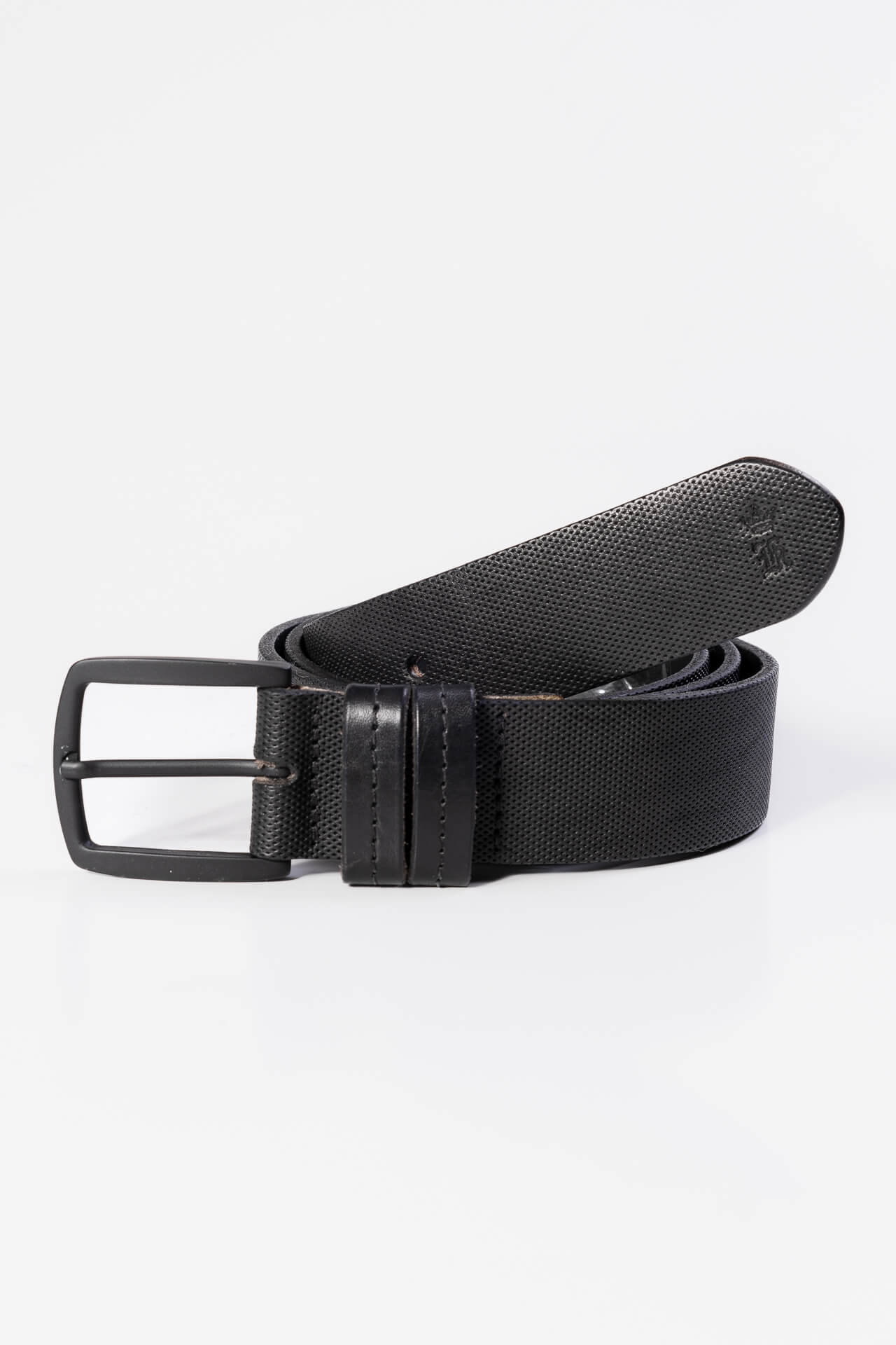 Cinto Couro Texture S26 - Preto