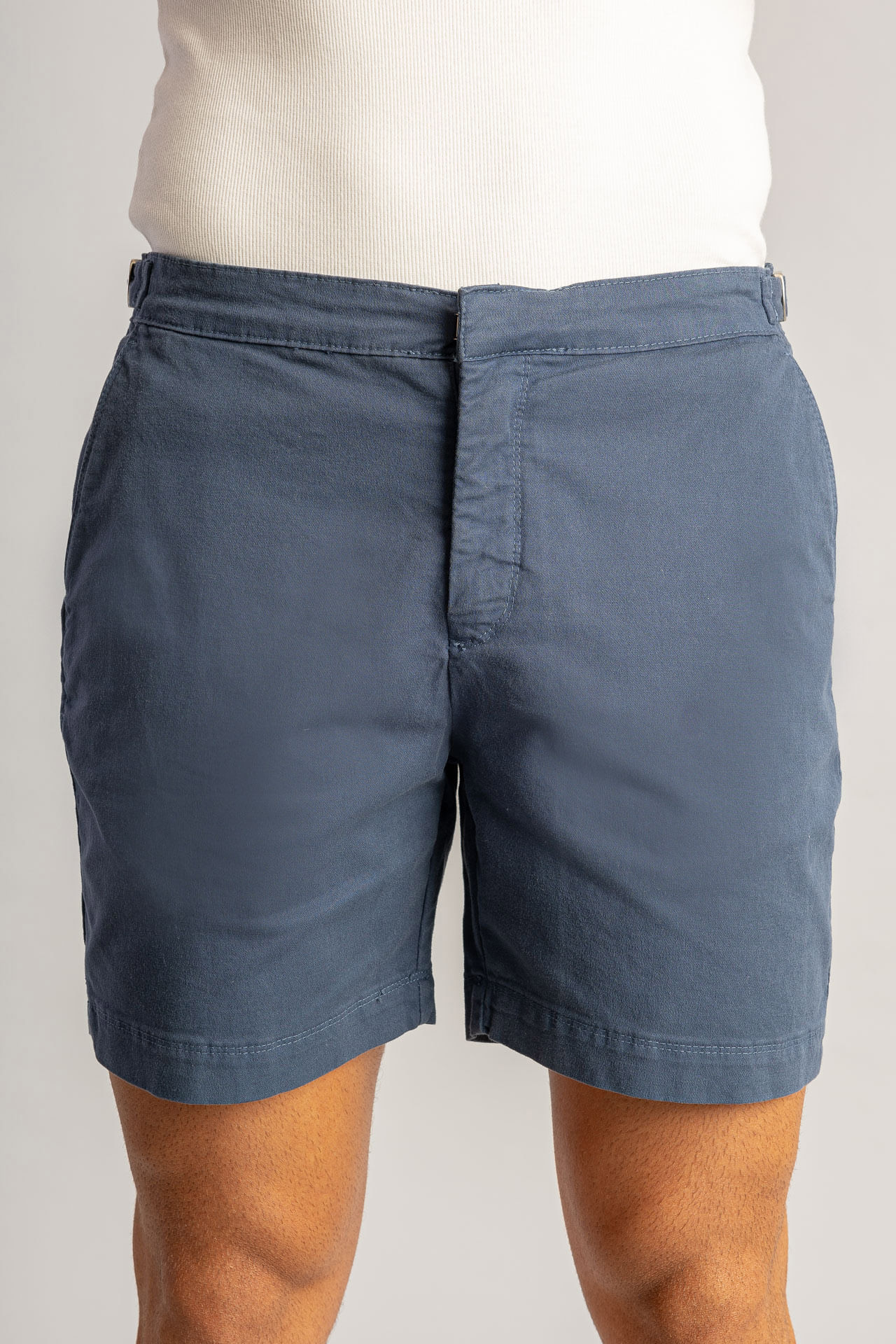 Shorts Chino Com Fivela S26 - Marinho