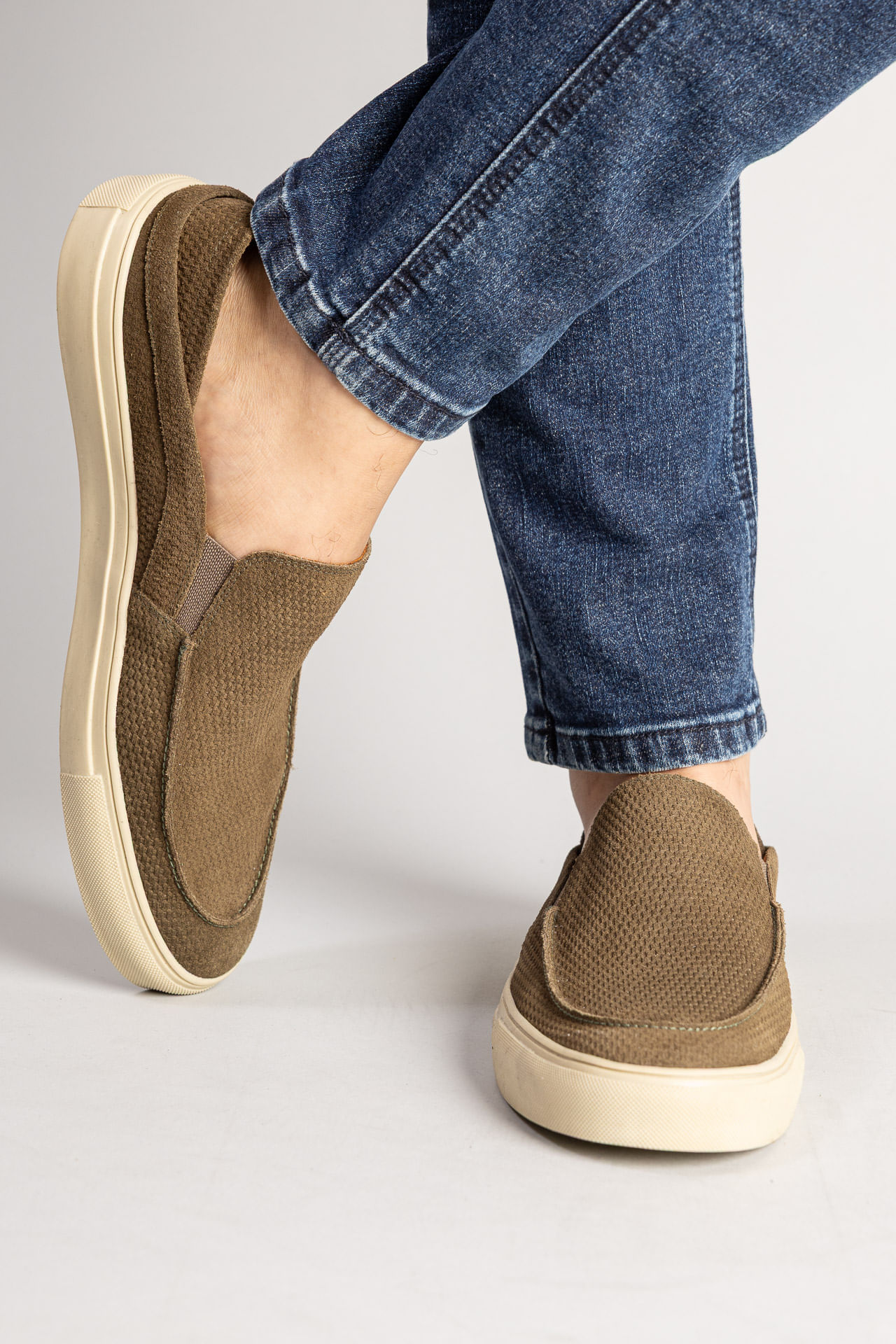 Tênis Loafer Waves W26 - Verde Musgo