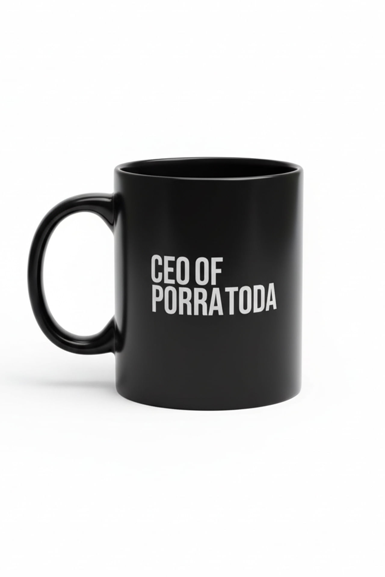 Caneca Mr Ceo Of Porra Toda - Preto