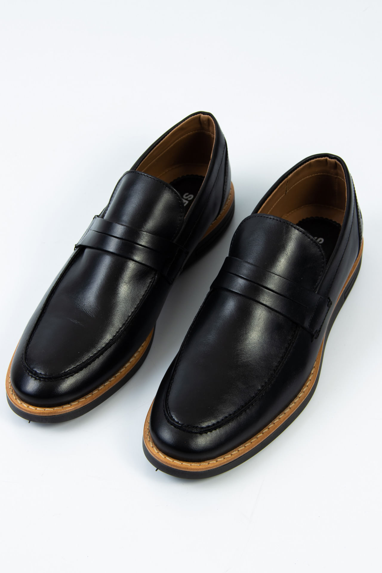 Sapato Mocassim Couro São Paulo S26 - Preto