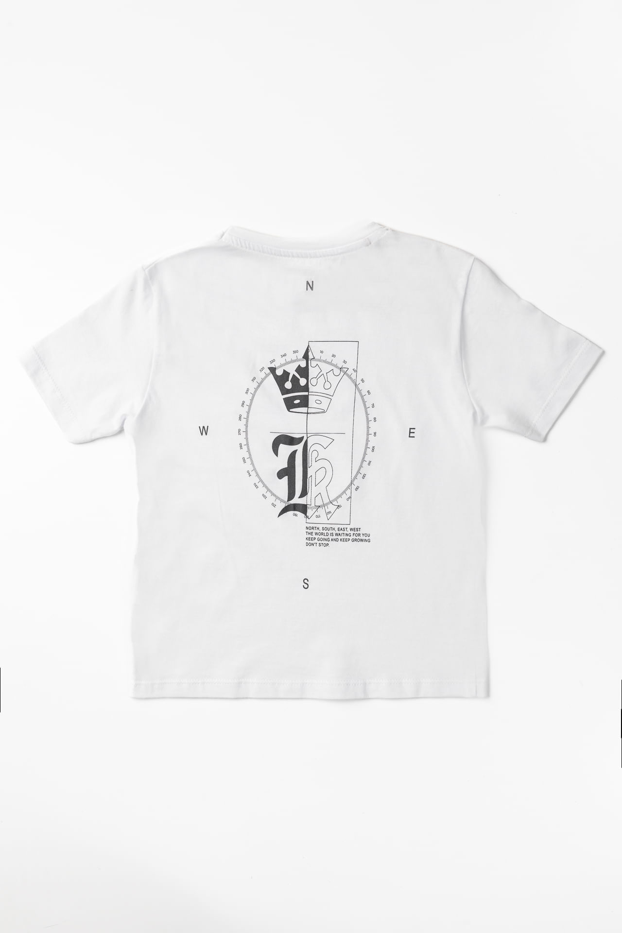 Camiseta Infantil Logo Routes W26 - Branco