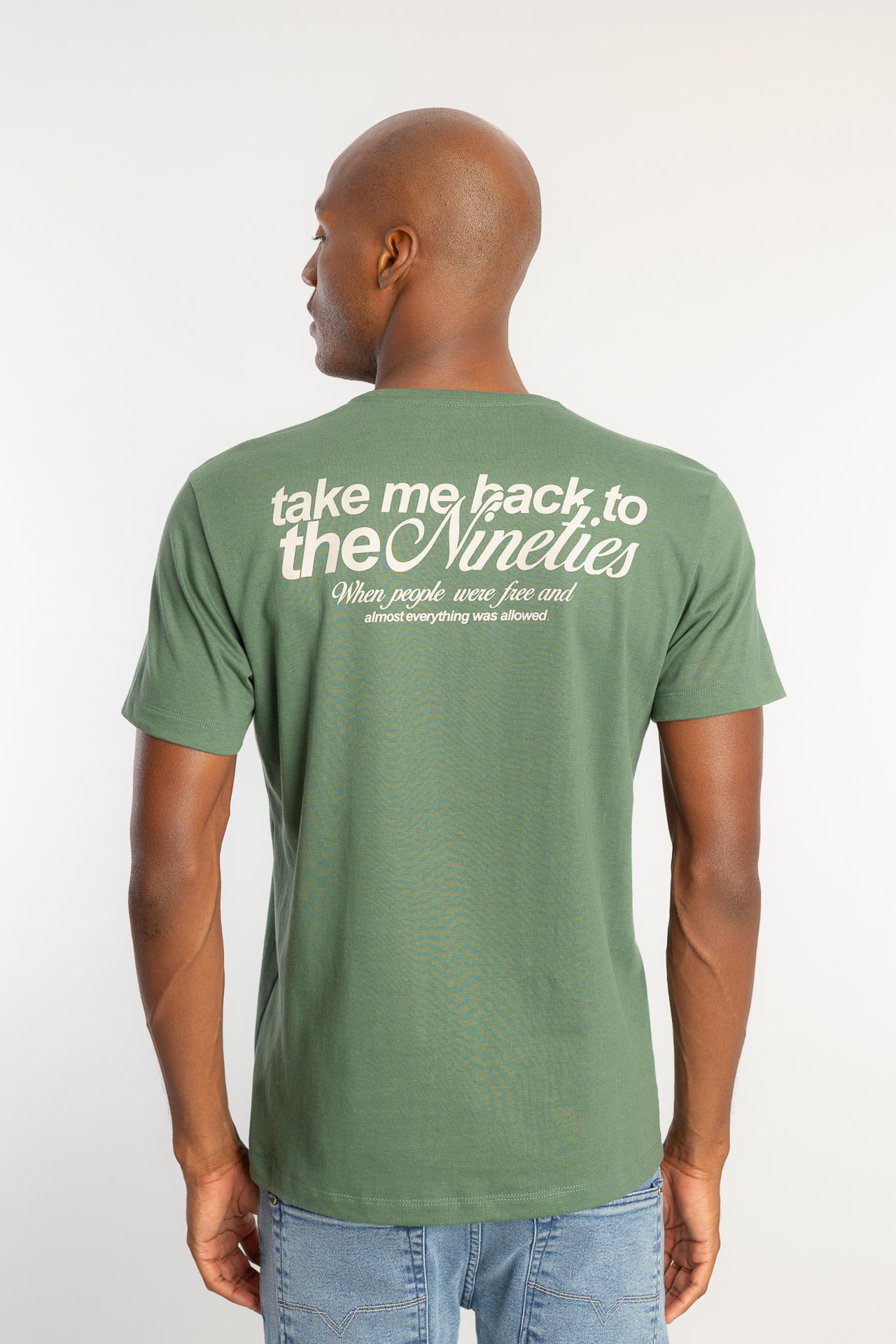 Camiseta Back To Nineties W26 - Verde Escuro