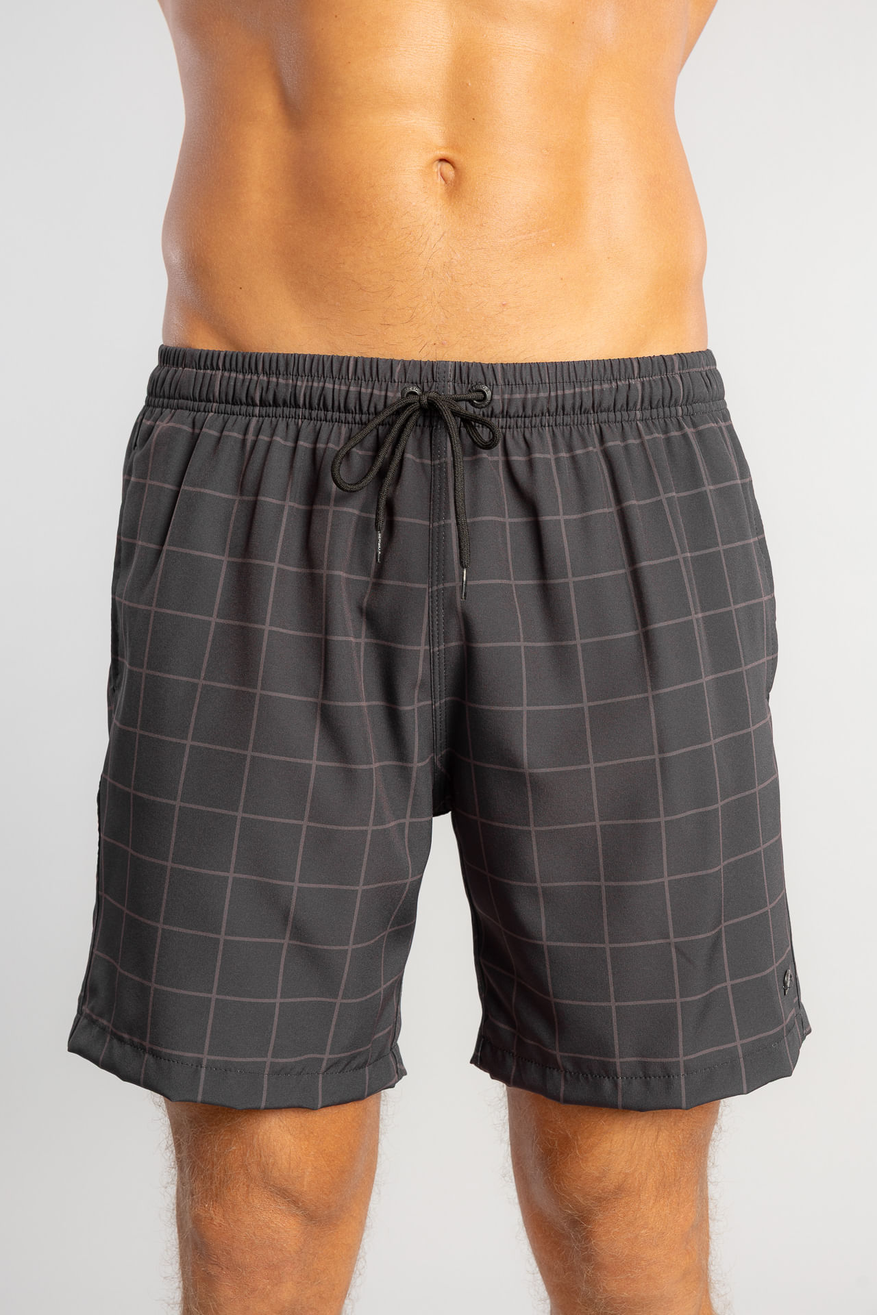 Shorts Praia Quadros W26 - Preto