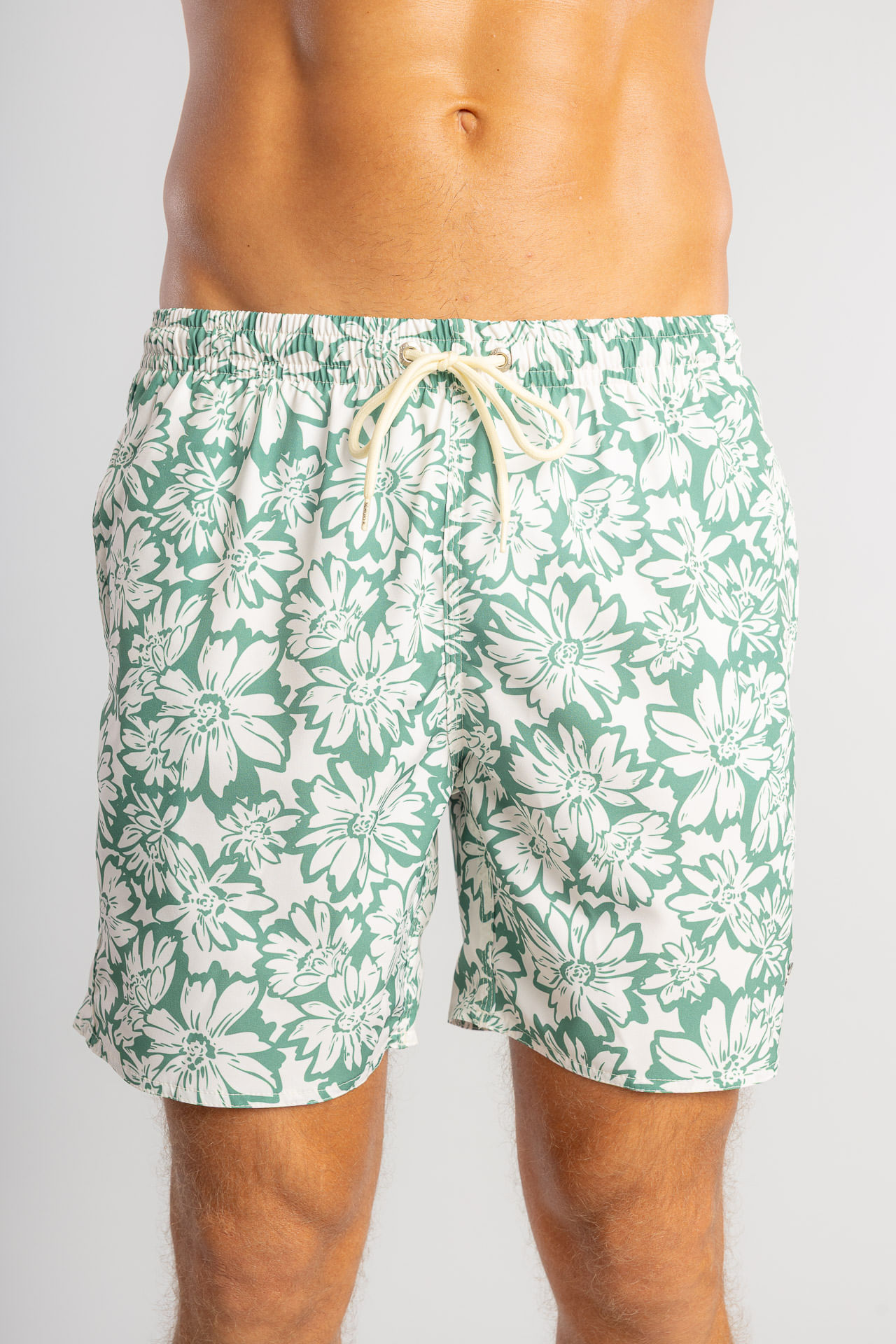 Shorts Praia Margarida Bicolor W26 - Verde