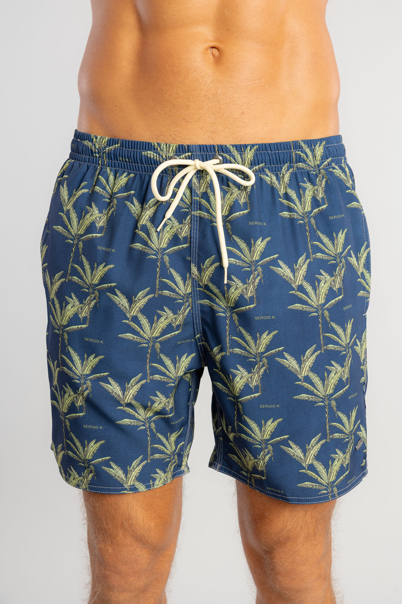 Shorts Praia Coqueiro Design W26 - Marinho