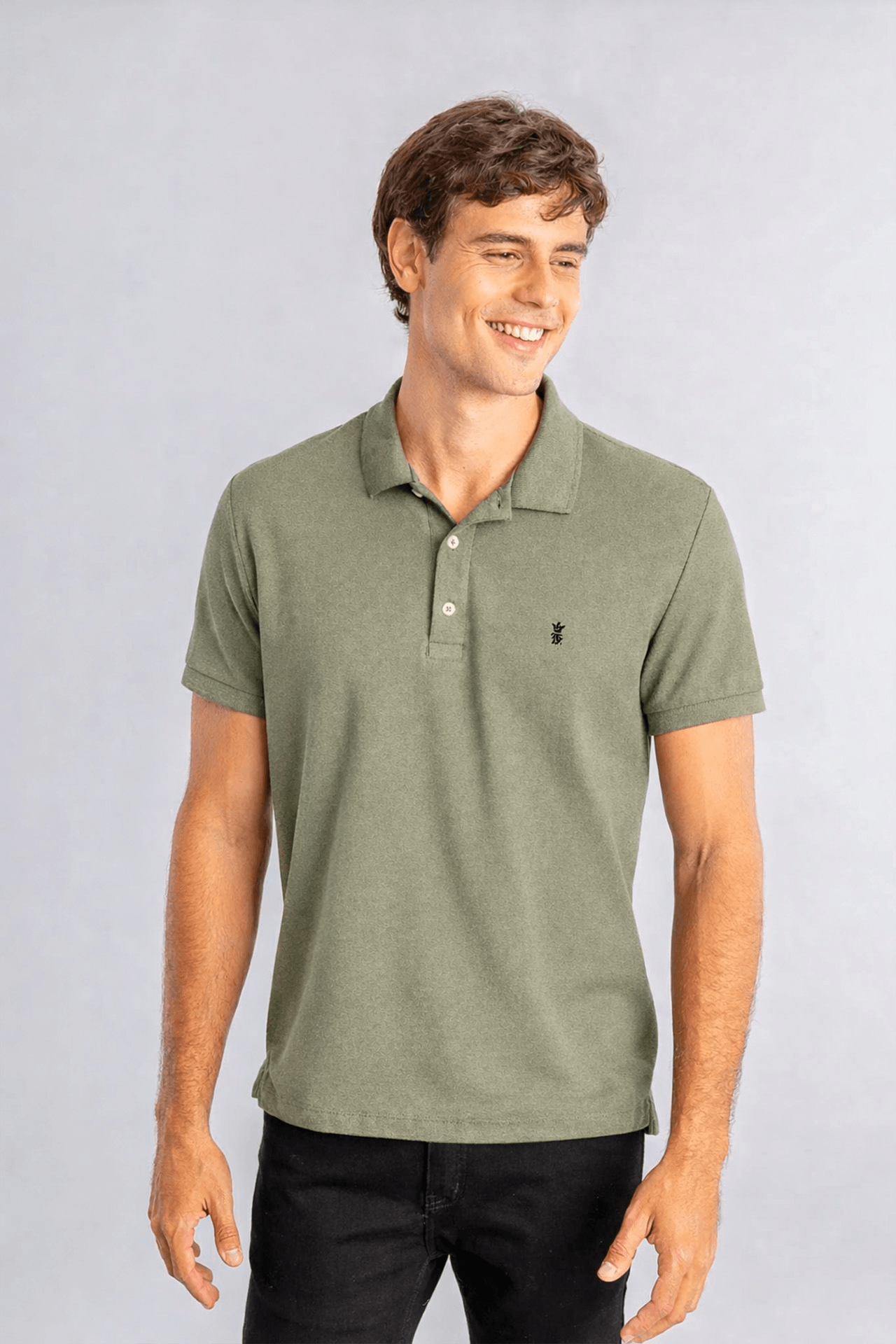 Camisa Polo Básica Piquet SK - Verde Musgo