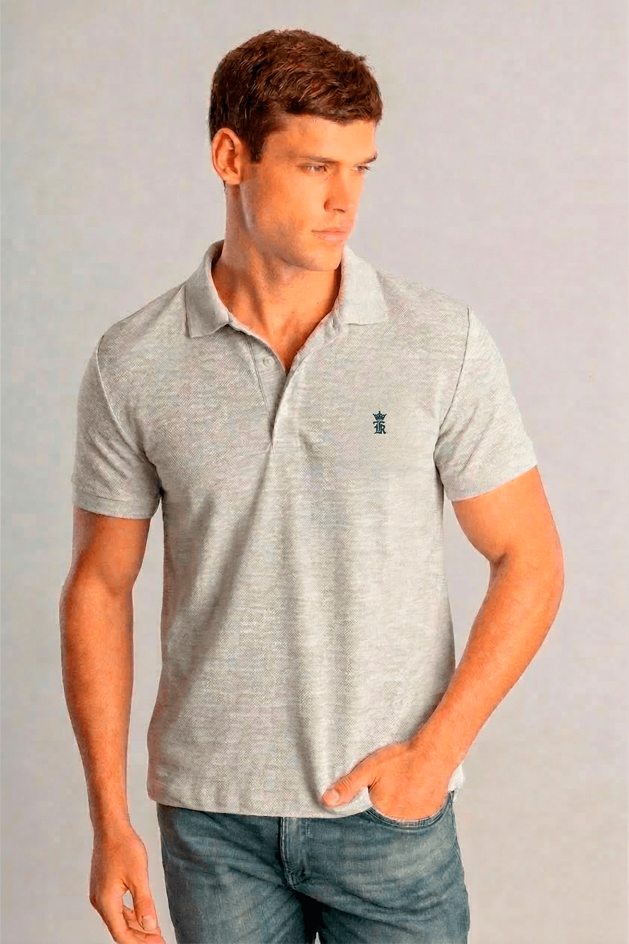 Camisa Polo Básica Piquet SK - Mescla Banana