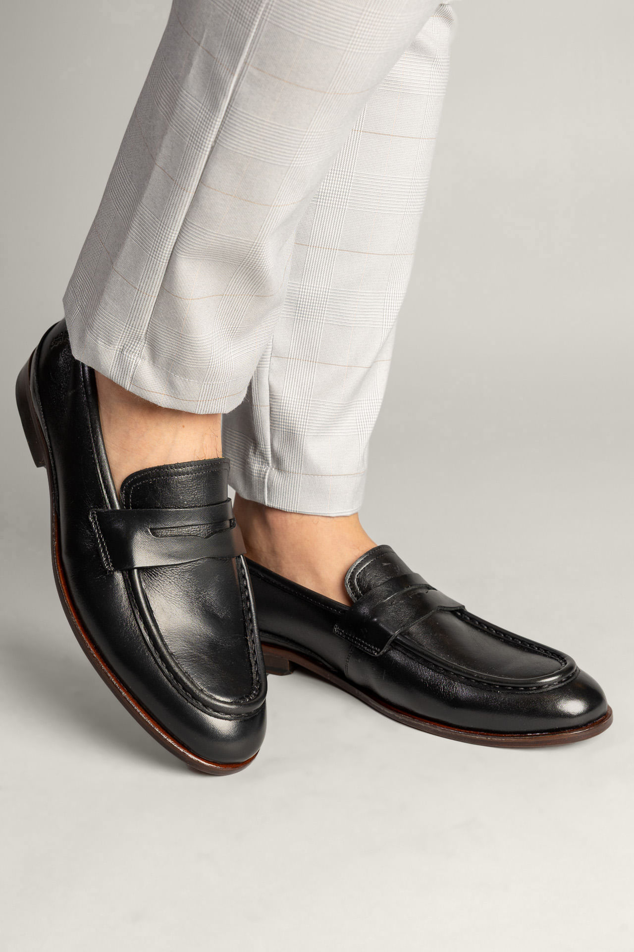 Sapato Mocassim Couro Monaco W26 - Preto