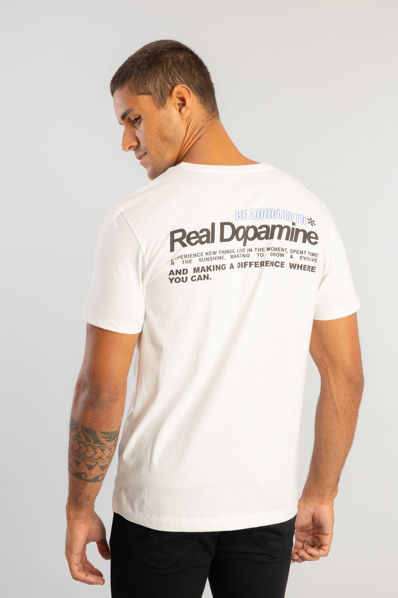 Camiseta Real Dopamine W26 - Off White