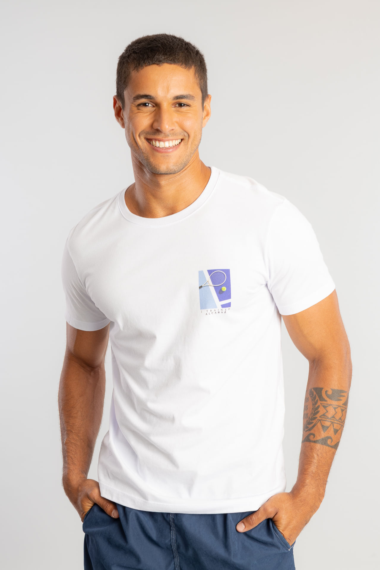 Camiseta I Trained W26 - Branco