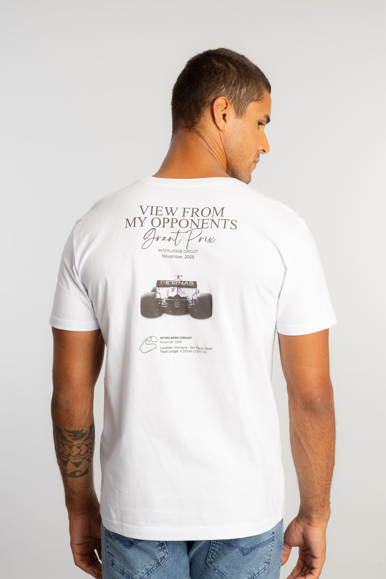 Camiseta Grand Prix W26 - Branco