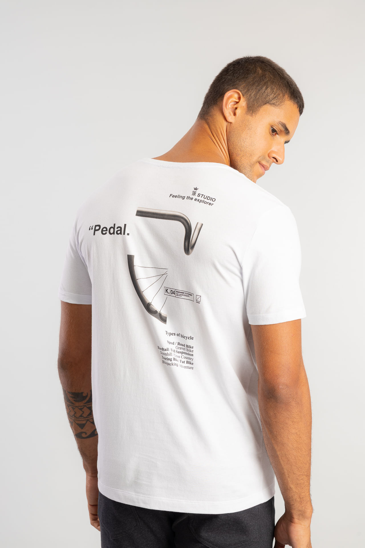 Camiseta Pedal Studio W26 - Branco