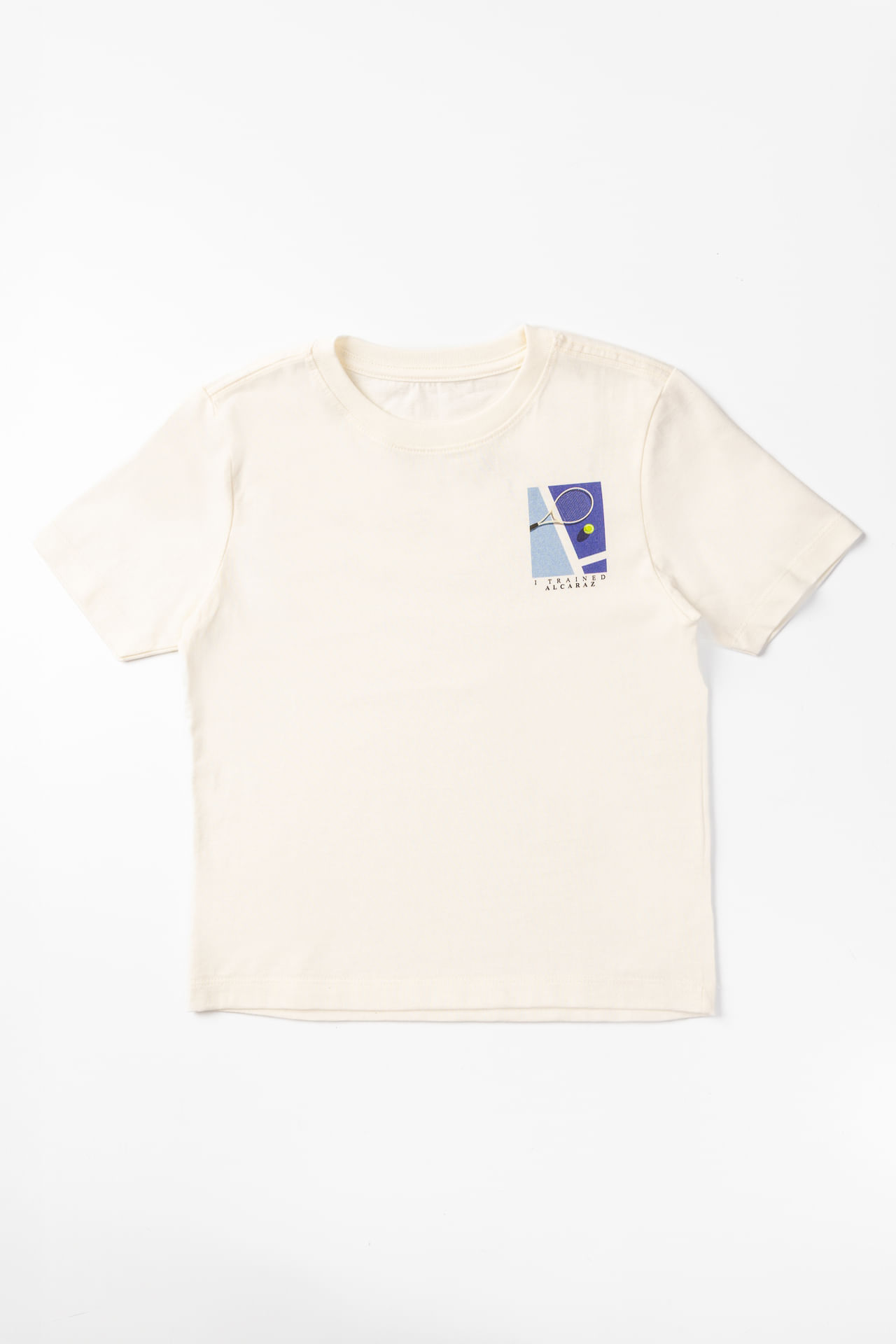 Camiseta Infantil I Trained W26 - Off White
