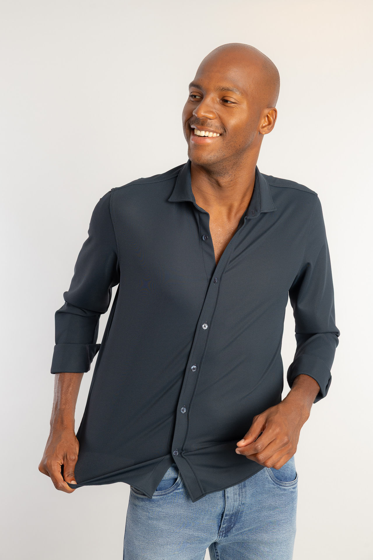 Camisa Power Quadrile W26 - Marinho