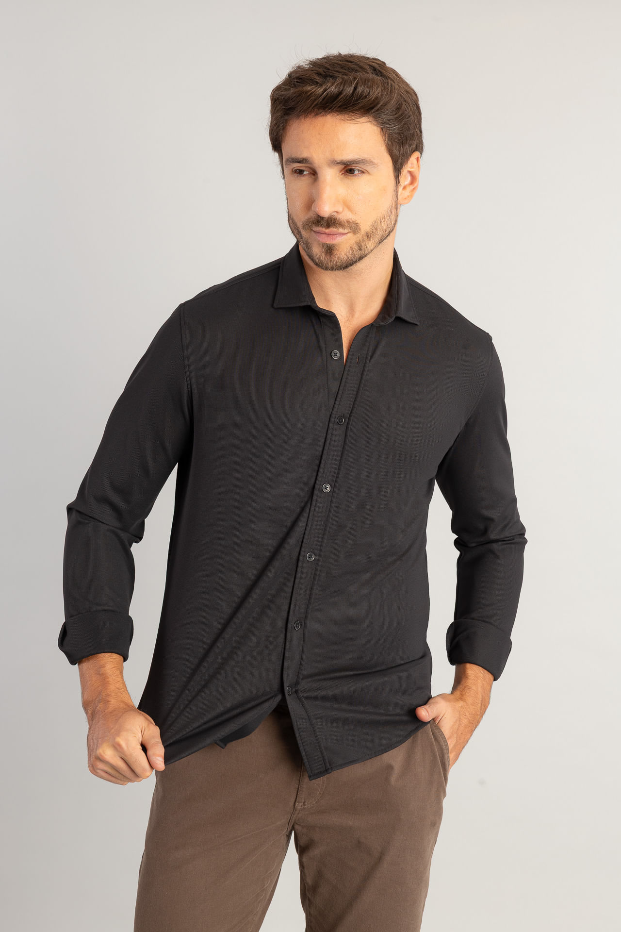 Camisa Power Quadrile W26 - Preto