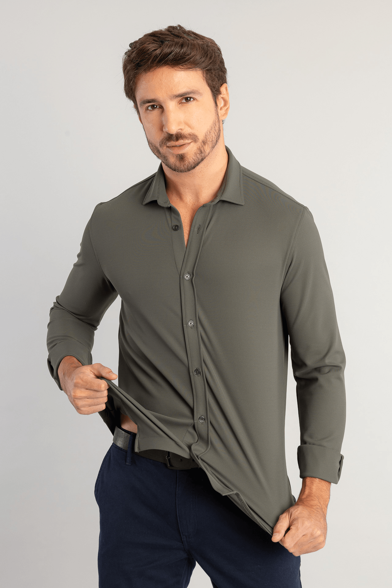 Camisa Power Quadrile W26 - Verde Militar