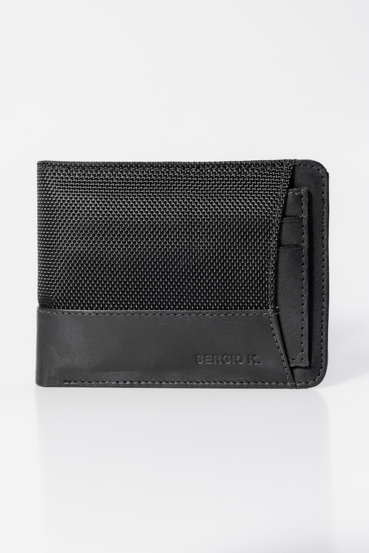 Carteira Dupla De Nylon W26 - Preto