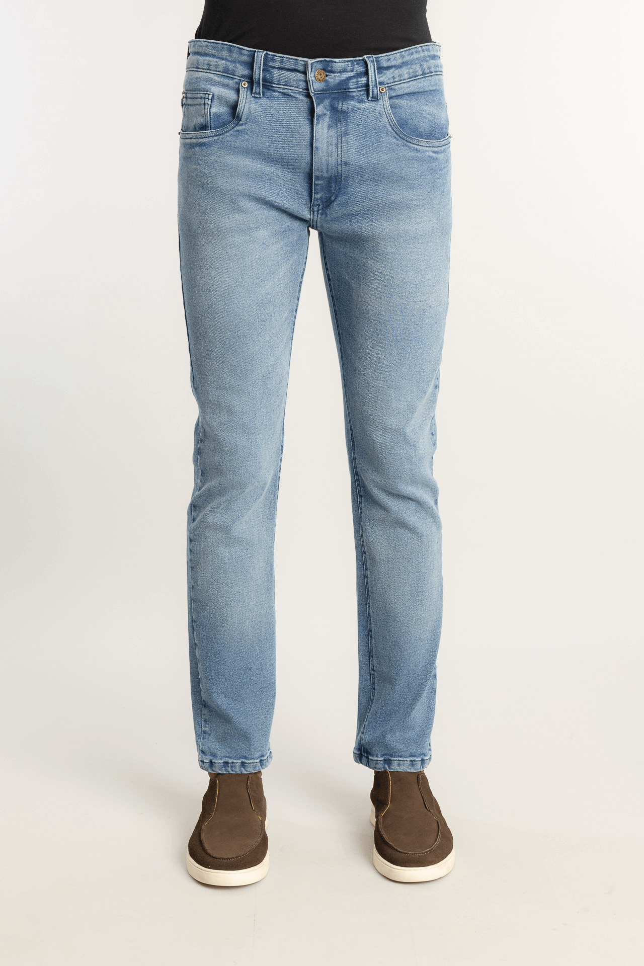 Calça Jeans Slim Light Blue W26 - Marinho