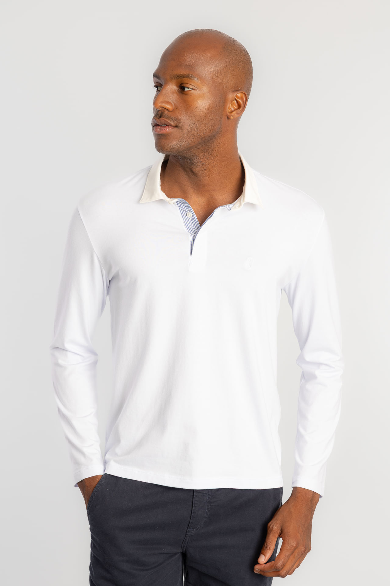 Camisa Polo Rugby W26 - Branco