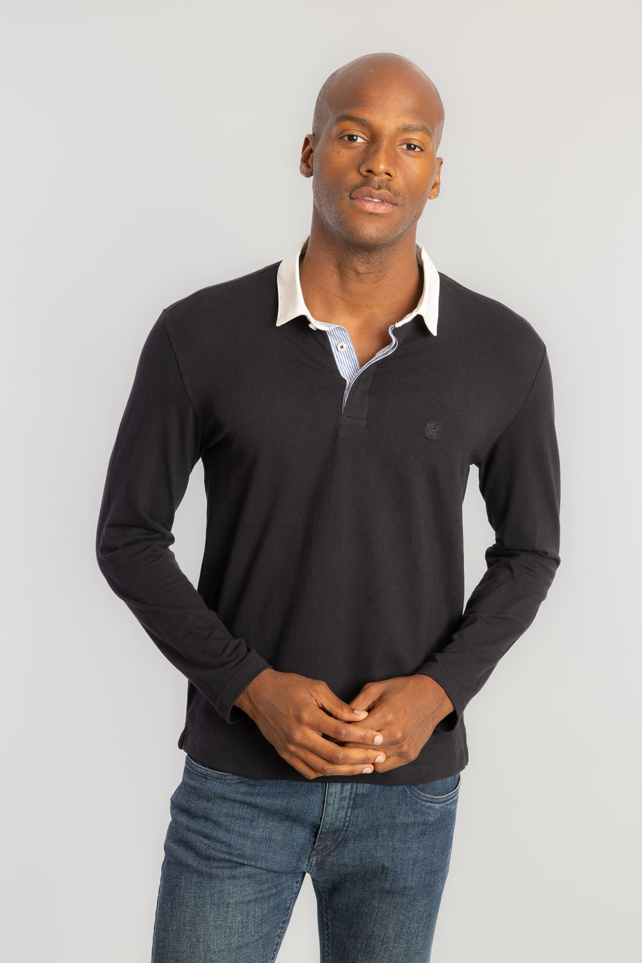 Camisa Polo Rugby W26 - Preto